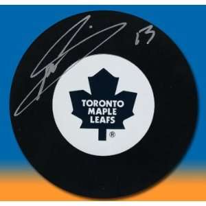  MATS SUNDIN Toronto Maple Leafs SIGNED Hockey PUCK Sports 