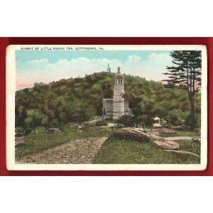   Postcard Summit of Little Round Top Gettysburg Pa 