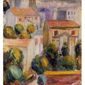  Oil Painting House at Cagnes Pierre Auguste Renoir Hand 