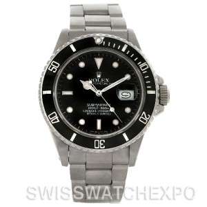 Rolex Submariner Vintage Steel Mens Watch 168000  