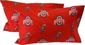 Ohio State Buckeys   Pillow Case Set Of Two  