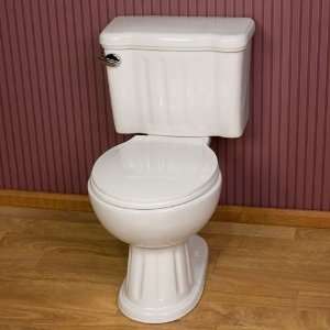  Sully Siphonic Two Piece Round Toilet   White