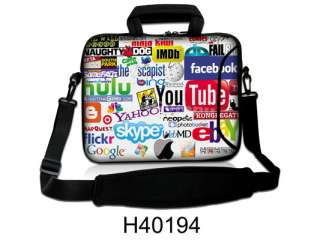 Hot 14.1 15.6 inch Laptop Sleeve Bag Case Cover+Shoulder  