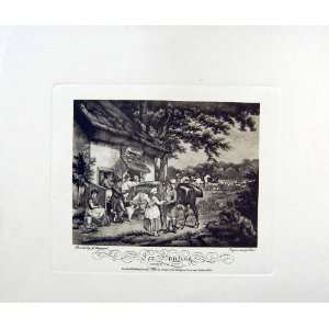  Fox Hunting Going Out Morland 1800 Print