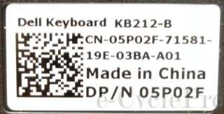   KB212 B Black USB 104 Key Quiet Sturdy Acoustic Ergonomic Keyboards