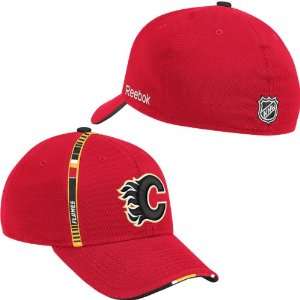  Reebok Calgary Flames Youth 2011 Draft Stretch Fit Hat One 