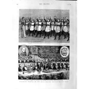   1888 Masonic Institution Girls Albert Hall Calisthenic