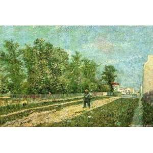  Man with Spade in a Suburb of Paris