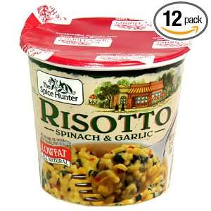 Spice Hunter Spinach And Garlic Risotto Cup, 2.1 Ounce Unit (Pack of 