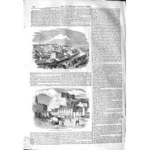  1842 EDINBURGH CALTON HILL CASTLE GRASSMARKET SCOTLAND 