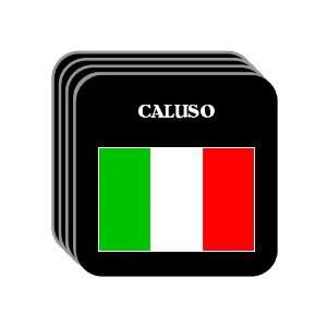  Italy   CALUSO Set of 4 Mini Mousepad Coasters 
