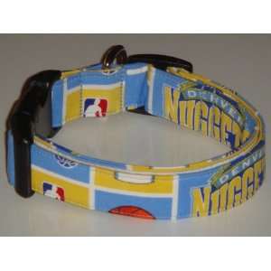  NBA Denver Nuggets Basketball Dog Collar Blue X Large 1 