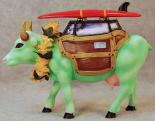 COWS ON PARADE COW A BUNGA SURFER WOODY w/SURFBOARD MIB  