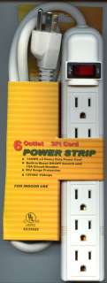   Surge Protector Power Strip for PC/HDTV/TV/Wii 787714005407  