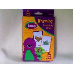  Barney Rhyming Learning Cards Toys & Games