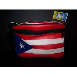  Puerto Rico Flag Leather Waist Pouch 