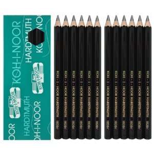  Koh i noor Jumbo   12 Thick Graphite Pencils. 6B. 1820 