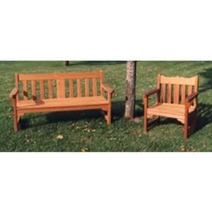   Style Garden Bench and Chair Plan   Woodworking Project Paper Plan