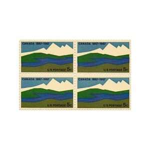 Canadian Landscape Set of 4 X 5 Cent Us Postage Stamps 