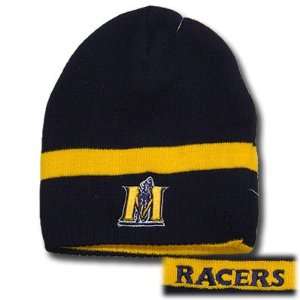  BEANIE KNIT HAT MURRAY STATE RACERS BLUE YELLOW