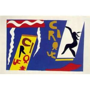   Oil Painting Circus Henri Matisse Hand Painted Art