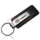 Toyota Tundra Black Leather Key Chain, Keychain, Key Ring, + Free Gift