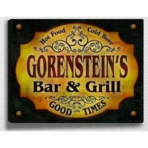  Gorensteins Bar & Grill 14 x 11 Collectible Stretched 