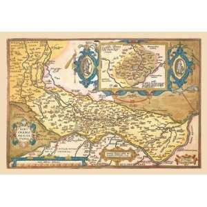  Exclusive By Buyenlarge Map of Middle East 20x30 poster 