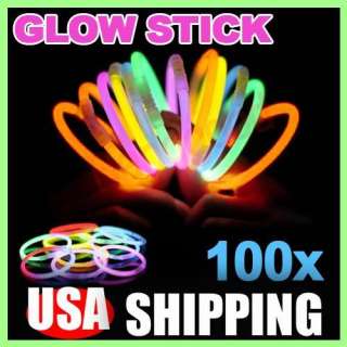  Pcs Safety Bracelets Glow Sticks 12 Hour Light Stick Fun Favors Colors
