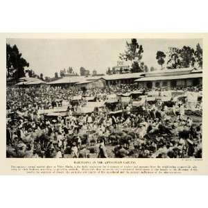  1931 Print Africa Peninsula Ethiopia Addis Ababa Capital 