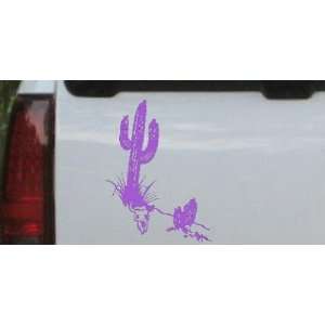  Cactus and Long Horn Skull Western Car Window Wall Laptop 