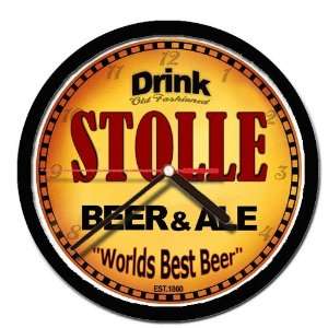  STOLLE beer and ale cerveza wall clock 