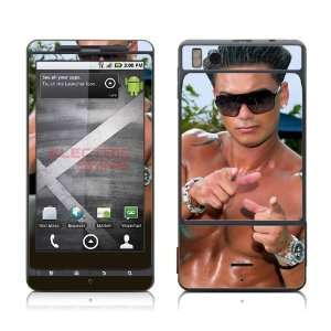  Motorola Droid X DJ Pauly D#1 Jersey Shores DTF skins skin 