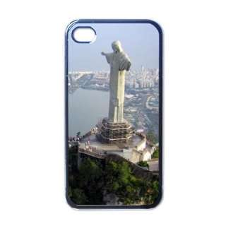 Christ The Redeemer Rio Statue Black Case for iphone 4  