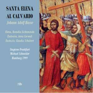 SANTA ELENA AL CALVARIO by Hasse, Hamburg 1999 2CDs  