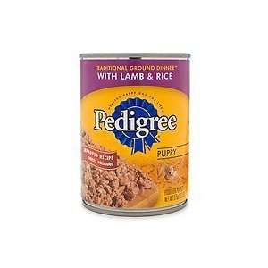 Pedigree Puppy Traditional Ground Dinner with Lamb & Rice Canned Dog 