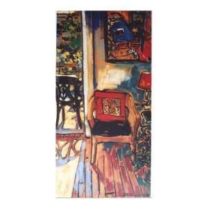  Les Trois Chaises by Jeannette Perreault. Size 14 inches 