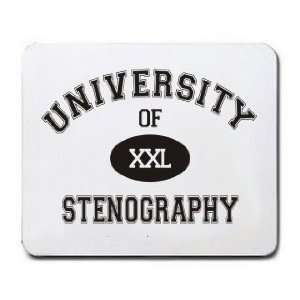  UNIVERSITY OF XXL STENOGRAPHY Mousepad