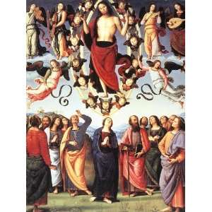  8 x 6 Mounted Print Perugino Pietro The Ascension of 