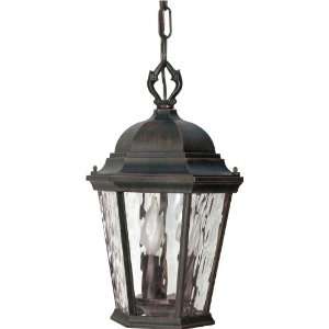   Lantern with Clear Water Glass, Old Penny Bronze