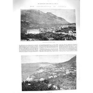  1883 EARTHQUAKE ISCHIA CASAMICCIOLA MOUNT EPOMEO