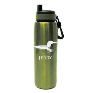 Loon Etched Stainless Water Bottle