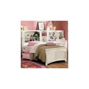 Lea Getaway Bookcase Bed in White Finish 