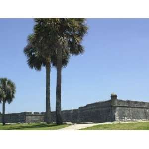 Castillo San Marcos, Spanish Colonial Fort in Saint Augustine, Florida 