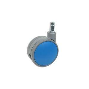 Cool Casters   Grey Caster with Blue Finish   Item #400 75 GY BU FR NB 