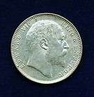 INDIA BRITISH EDWARD VII 1906 1 RUPEE SILVER COIN,