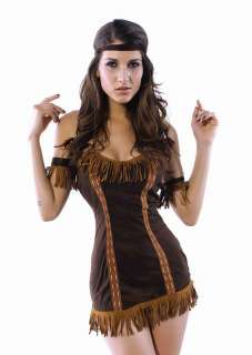 Pocahontas indian squaw costume party dress outfit 8 10  
