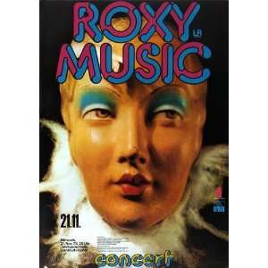 Roxy Music   Stranded 1973   CONCERT   POSTER from GERMANY 