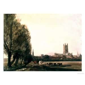  from the Meadows, Gloucestershire, Landscape with Cattle and Grass 