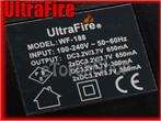 Ultrafire WF 188 Universal Battery Charger 18650 16340  
